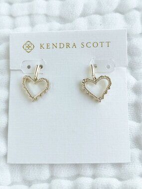 Kendra Scott Sophee Heart Drop Earrings